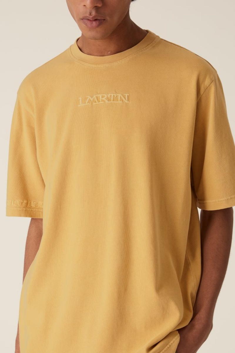 T Shirt La Martina LMRTN Basic κίτρινα | TKL-5923