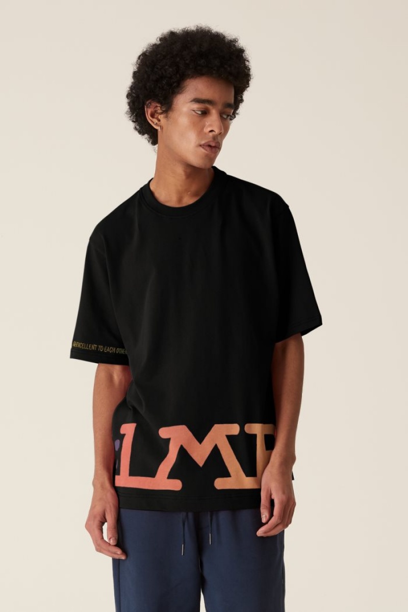 T Shirt La Martina LMRTN Basic μαυρα | WBB-5902